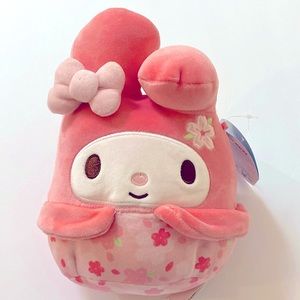 NWT Squishmallows 7” Spring My Melody, Hello Kitty and Friends.